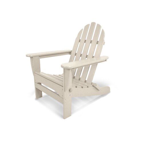 POLYWOOD Classic Folding Adirondack Chair Reviews Wayfair   Classic Folding Adirondack Chair 